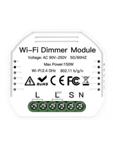 Modulo WIFI Dimer (regulador) Empotrar Caja