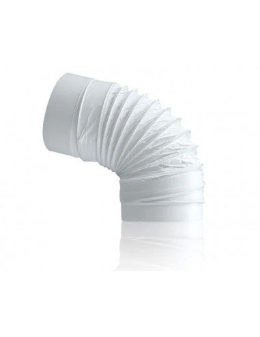 TUBPLA Colze Flexible Rodó Blanc Ø120mm