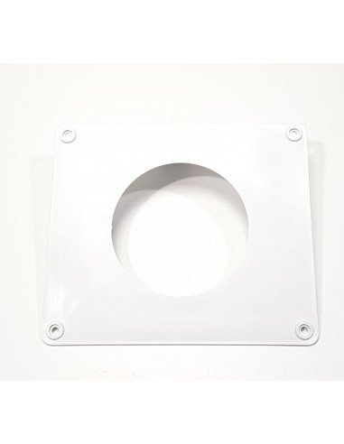 TUBPLA Remat Paret Rodó PVC Blanc Ø120mm