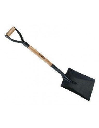 ALYCO Square Shovel 280x340 Wooden Handle and Ring