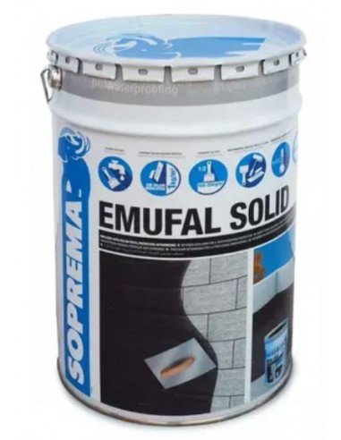 SOPREMA EMUFAL SOLID Emulsió Asfàltica 5KG