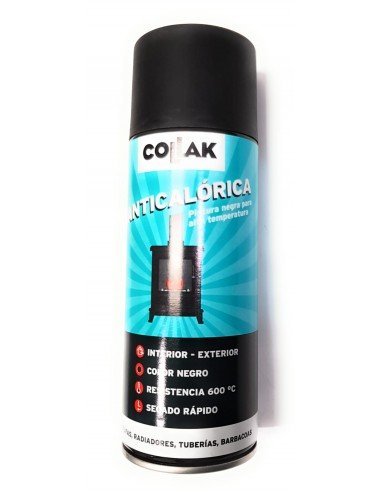 COLLAK Spray Pintura Anticalorica Negra 400ml