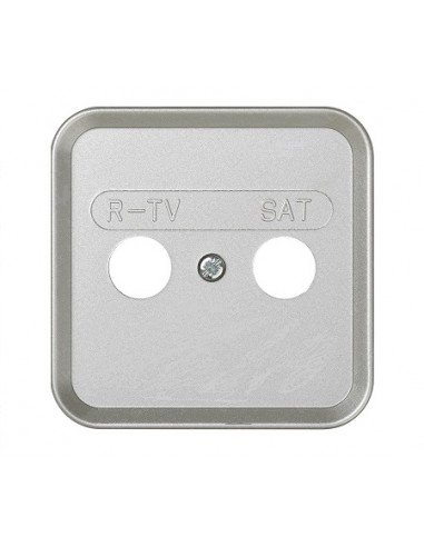 SIMON 31 Tapa RTV + SAT Aluminio