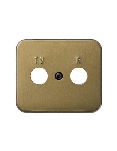 SIMON 75 Tapa per a Presa R-TV Bronze