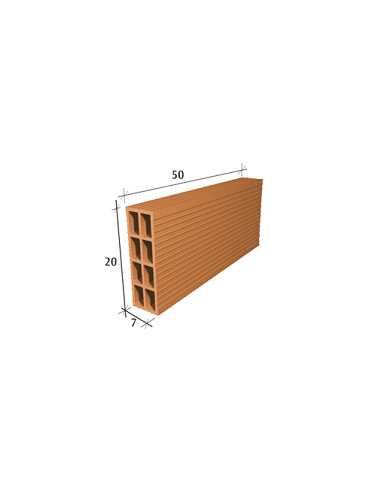 Tabique 50 x 20 x 7