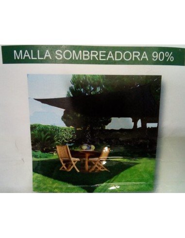 Malla Ombreig Verd Fosc 3x4mt 90%