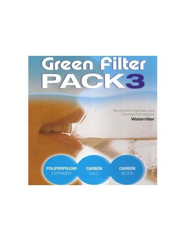 IONFILTER Pack 3 Filtres Green Filter