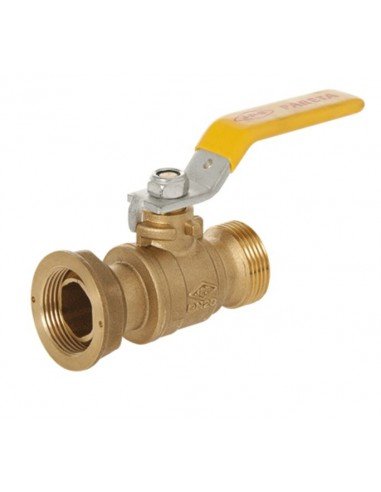 Llave Contador Gas Recta M-H 7/8" Palanca