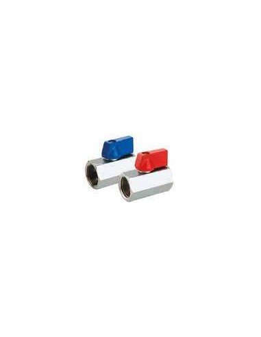 STH Llave Paso de Bola Mini BOSTON 1/2" Roja H-H P