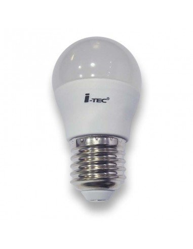 Làmpada Esfèrica LED 6W E27 6000K Ø45x82mm