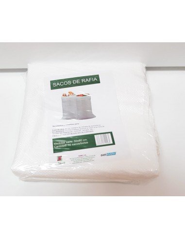 SEIMARK Bags of Rafia White 50x80cm 10u