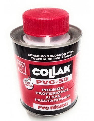 COLLAK Adhesiu PVC Rígid 250 ml. PVC-50 Pinzell