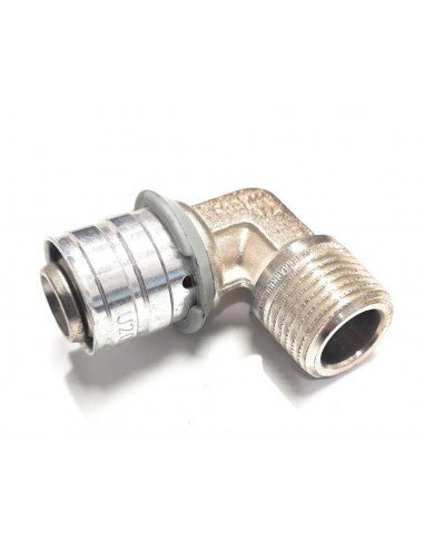 UPONOR Codo Salida Macho Prensar Unipipe Ø16x1/2 