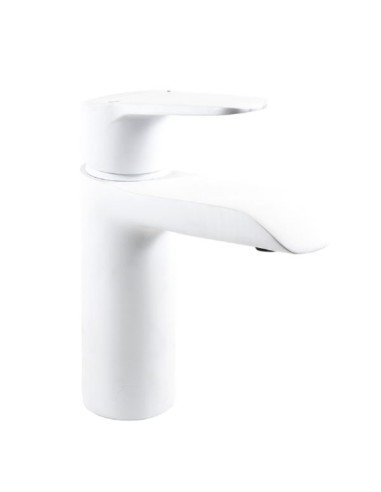 CLEVER Monomando Lavabo 100mm Blanco  ELEGANCE 