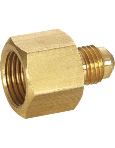 Reducción Latón para Refrigeración SAE M1/4-H3/8"