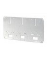 Placa Contador 27x54cm para 3 Monofasicos