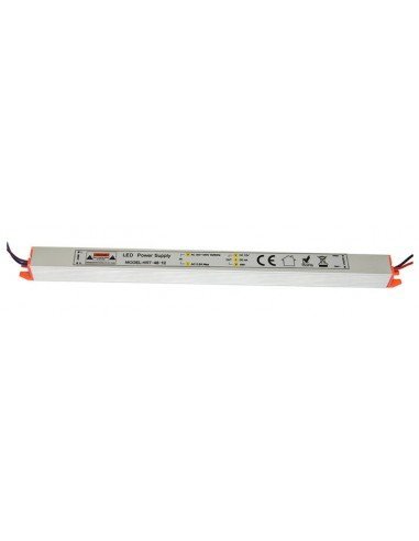 Transformador para Tira LED 48W 12V DC 4A  Slim