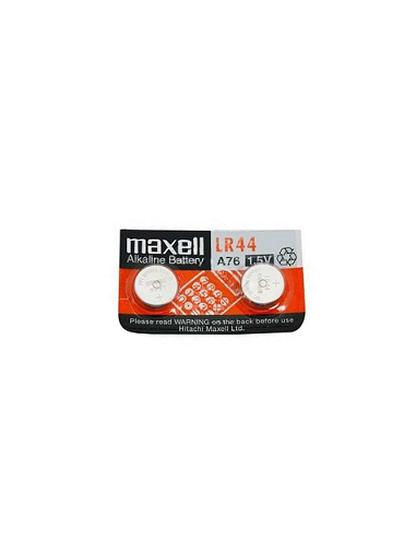 Pila Boton 1,5V Alcalina LR44 MAXELL