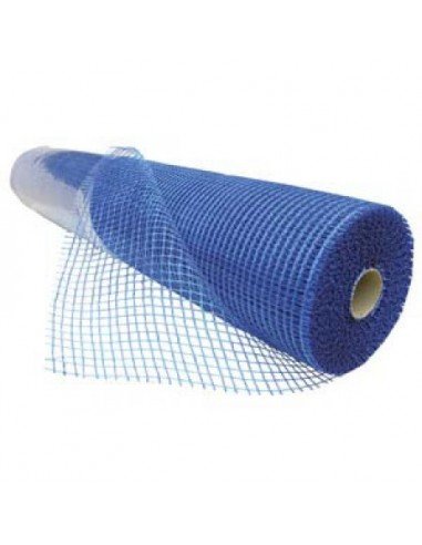 Malla Acabats Morter Rotllo 1x50mts Blau (10x10)