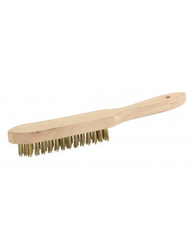 ALYCO Hand Wire Brush 28x135mm. Wooden Handle